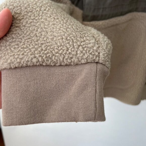 Madewell x Rentrayage NWT Upcycle Field jacket, Olive/tan, Size S - Picture 13 of 15